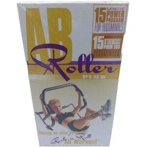 Ab Roller Plus VHS Tape Rock 'n Roll Ab Workout Fitness Exercise Health Sealed